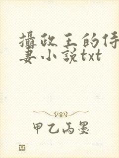 摄政王的侍爱逃妻小说txt