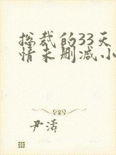 总裁的33天索情未删减小说