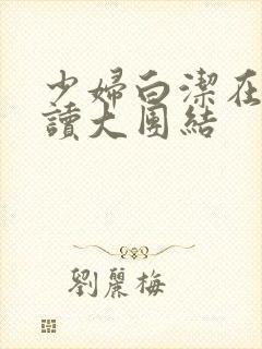 少妇白洁在线阅读大团结封面