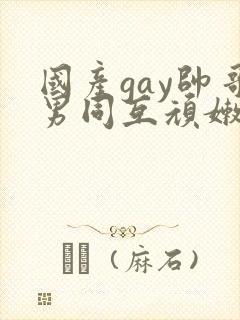 国产gay帅哥男同互顽嫩