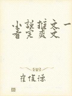 小说推文一口气看完爽文