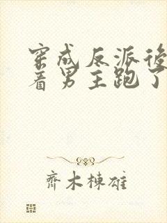 穿成反派后我扛着男主跑了