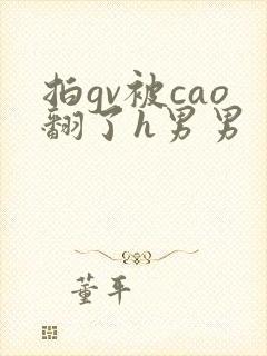 拍gv被cao翻了h男男