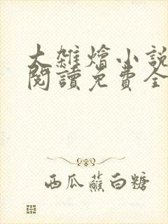 大杂烩小说完整阅读免费全文