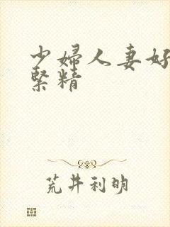 少妇人妻好深好紧精