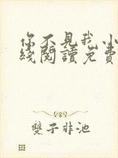 你不见我小说在线阅读免费