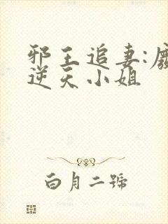 邪王追妻:废材逆天小姐