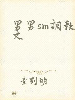 男男sm调教h文封面