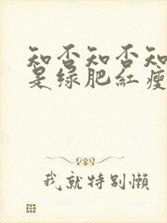 知否知否知否应是绿肥红瘦高清在线观看