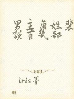 男主角姓裴的小说有几部