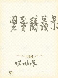 国民校草是女生免费阅读小说