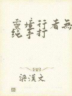 灵境行者无错字纯手打封面