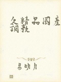 久精品国产sm调教