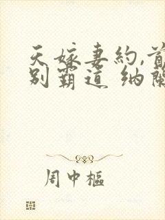 天嫁妻约,首席别霸道 纳兰雪央