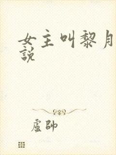 女主叫黎月的小说