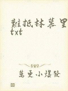 难抵林慕里靳遇txt