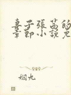 妻子张茜的最新章节小说免费阅读封面