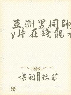 亚洲男同帅gay片在线观看