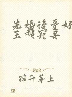 先婚后爱好甜男主超宠妻