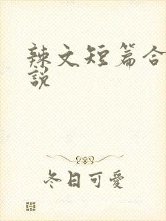 辣文短篇合集小说