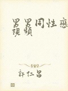 男男同性恋激情视频