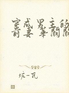 穿成男主的炮灰前妻 华阚阚封面