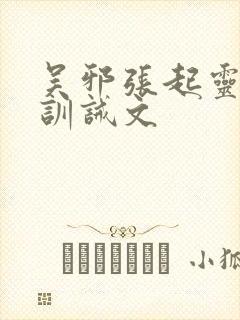 吴邪张起灵挨打训诫文