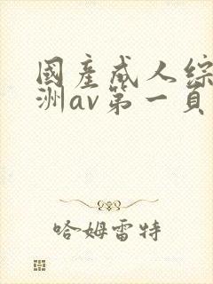 国产成人综合亚洲av第一页