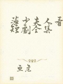 薄少夫人看不见短剧全集