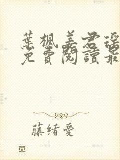 叶枫姜君瑶小说免费阅读最新章节