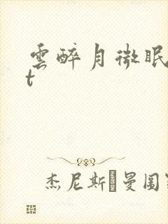 云醉月微眠txt封面