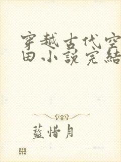 穿越古代空间种田小说完结