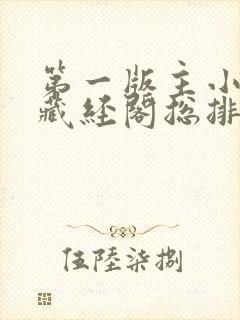第一版主小说网藏经阁总排行