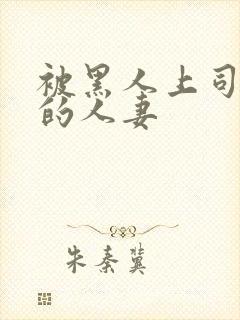 被黑人上司中出的人妻