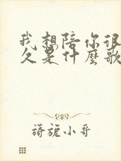 我想陪你很久很久是什么歌