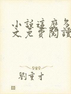 小说这么多年全文免费阅读