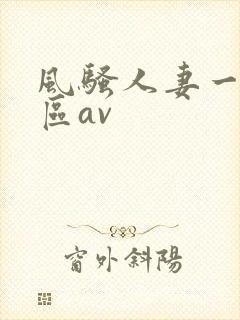 风骚人妻一区二区av