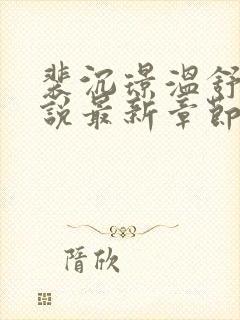 裴沉璟温舒月小说最新章节免费阅读封面