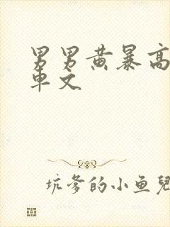 男男黄暴高h肉车文封面