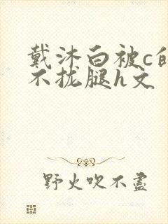 戴沐白被c的合不拢腿h文