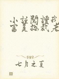 小说阅读我的白富美总裁老婆封面