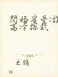 闪婚蜜爱:误嫁高冷总裁