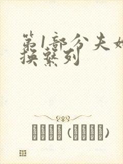 第1部分夫妇交换系列封面