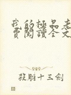 我的极品老婆免费阅读全文小说