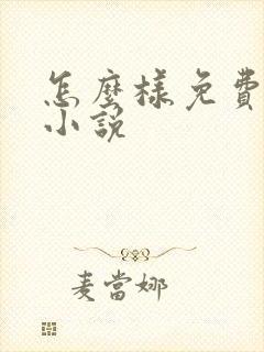 怎么样免费阅读小说