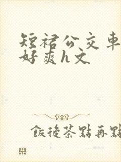 短裙公交车被强好爽h文