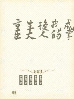 重生后我成了权臣大人的掌中娇