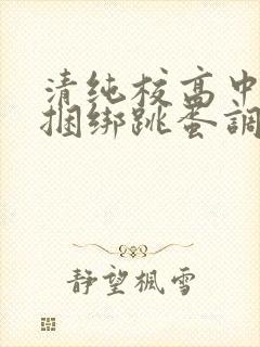 清纯校高中生被捆绑跳蛋调教小说封面