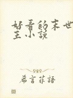 好看的末世双男主小说封面