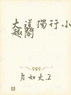 大道独行小说笔趣阁